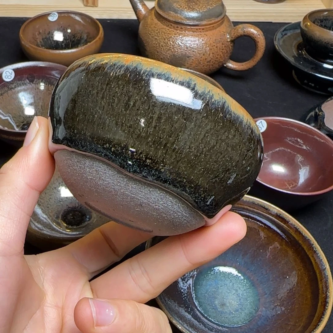 茶盏100 行云龙窑柴烧