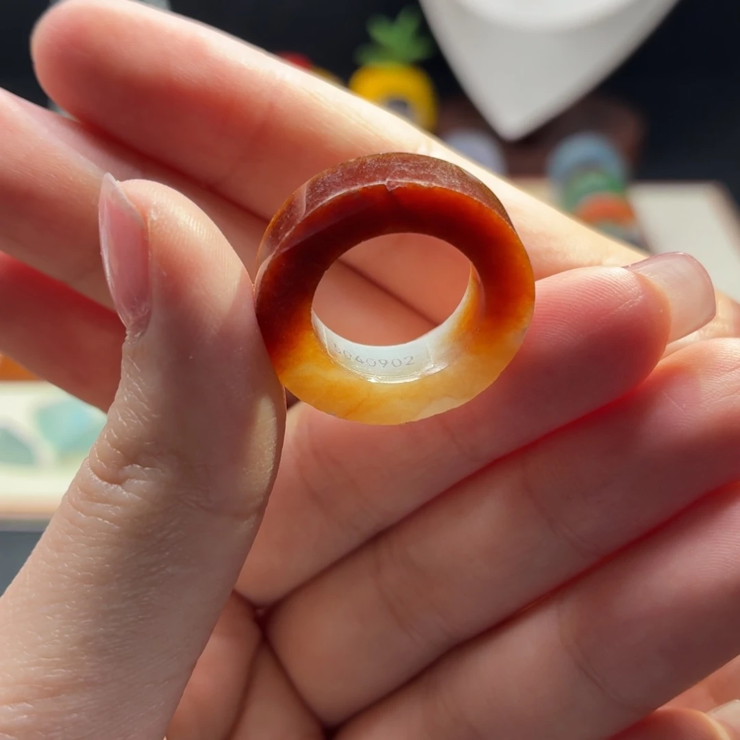 未镶嵌定制翡翠夕阳红 10-14