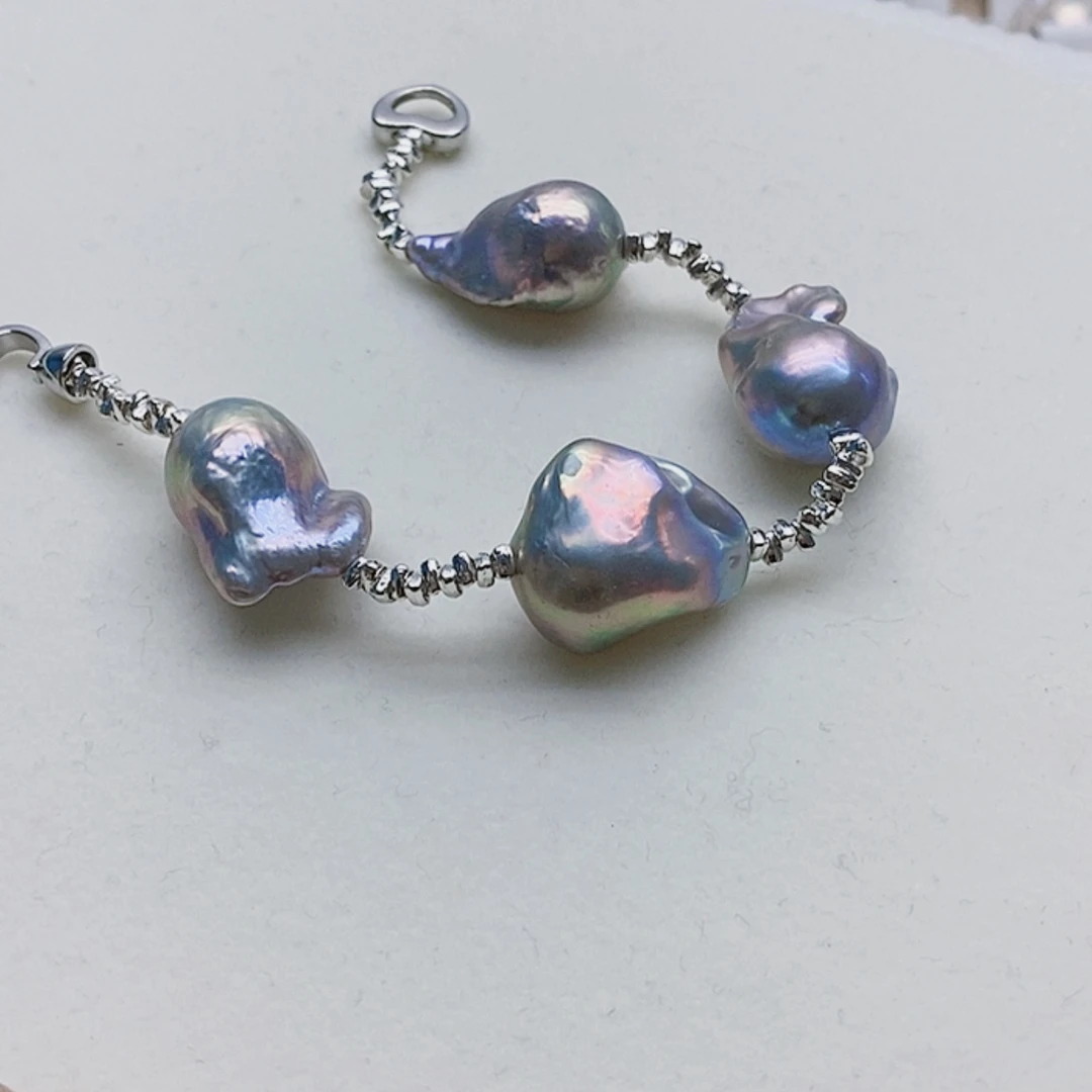 【闪购商品】淡水珍珠耳饰银S925镶嵌