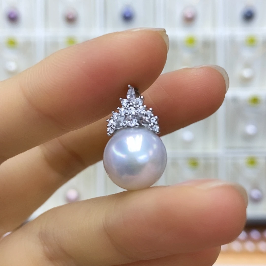 淡水珍珠吊坠(赠链)合金