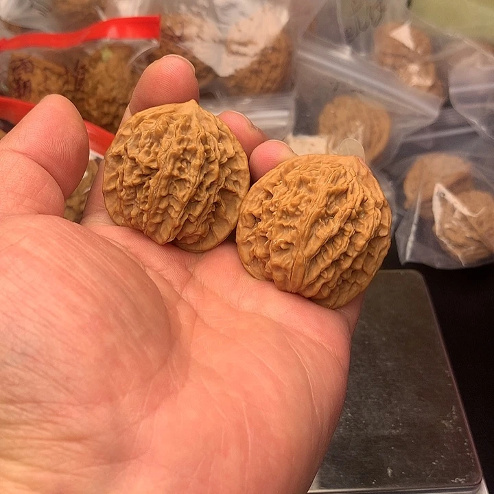 核桃蟠龙纹小色差