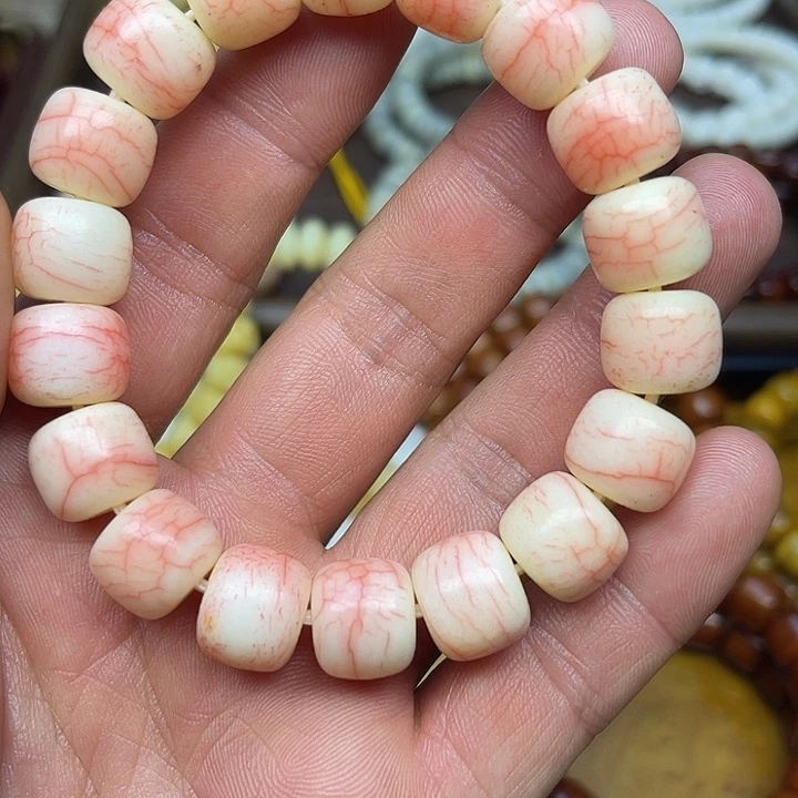 遇***光驼骨手串/手链驼骨三花血料卡14
