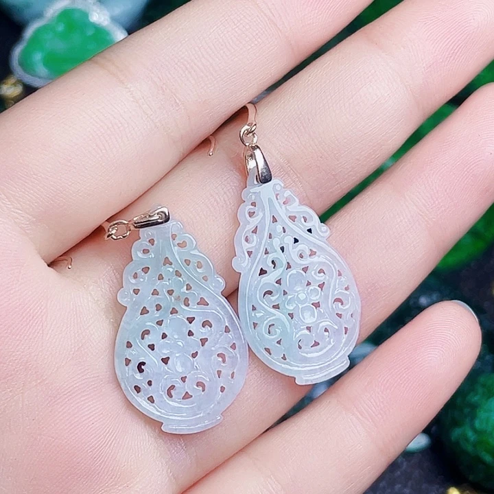 翡翠银S925镶嵌颈饰多样性