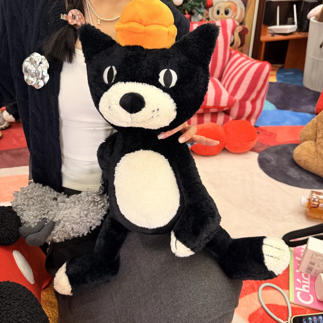 RYOCEAN  黑猫抱枕毛绒玩偶