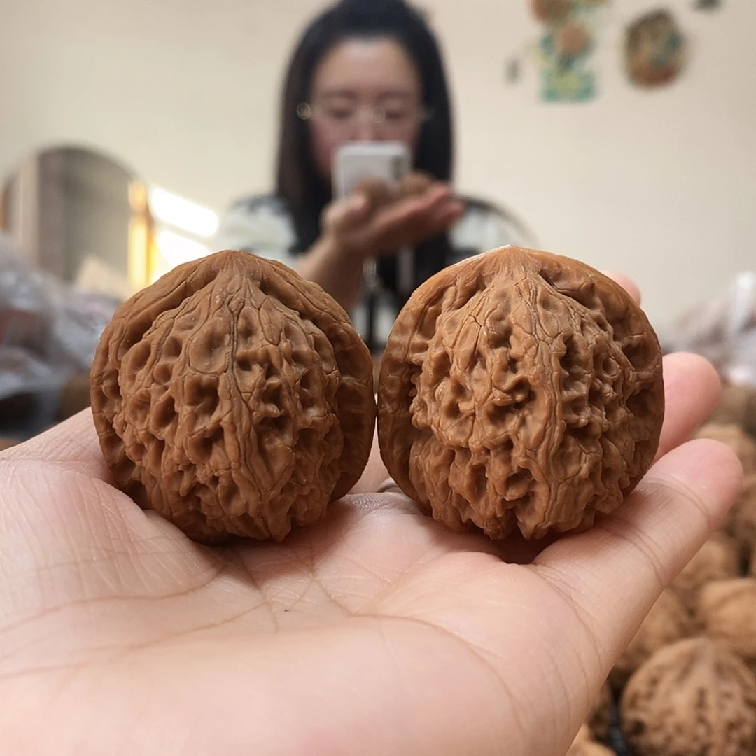 文玩核桃吊坠水龙纹39+修