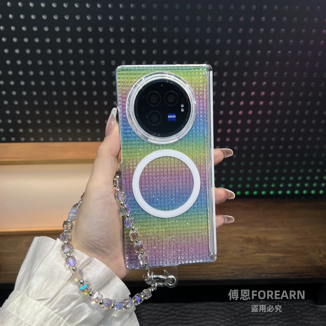 适用于vivoXFold3Pro手机壳折叠屏vivoxfold3磁吸手链xfold3创意