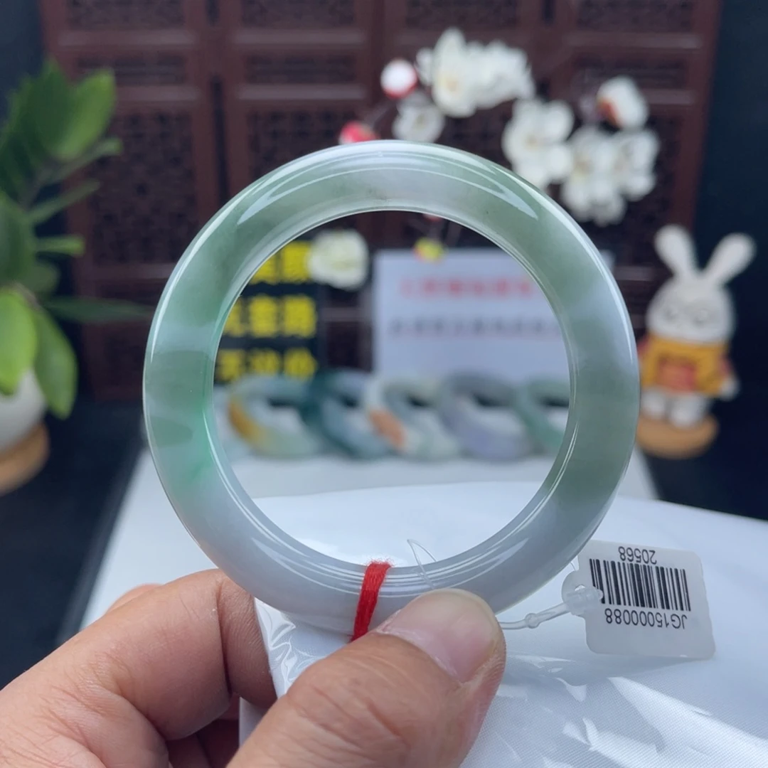 翡翠未镶嵌把件53-54圆条