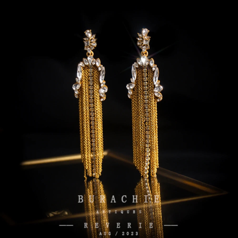 铜合金仿水晶耳饰 【1292】周年珍藏英｜经典原标克拉款CrownFrett