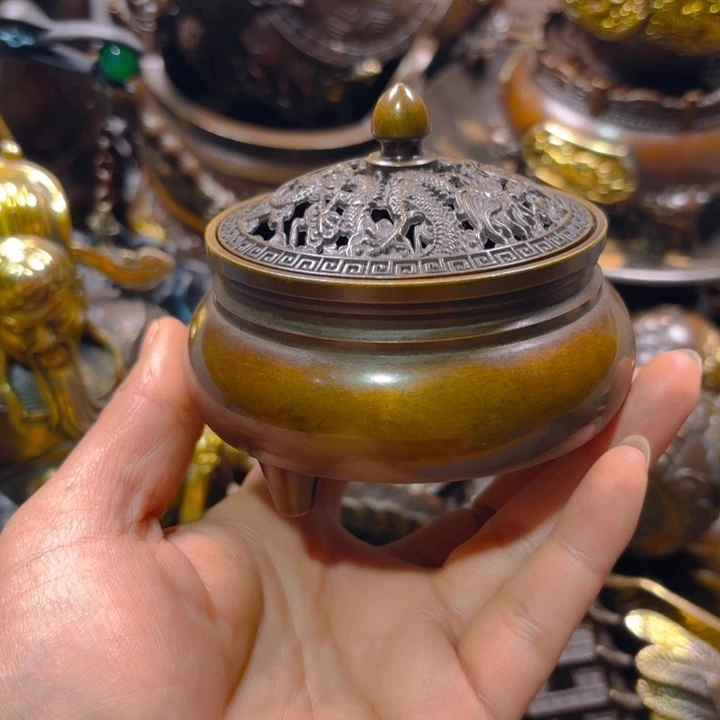 铜器摆件收收藏藏