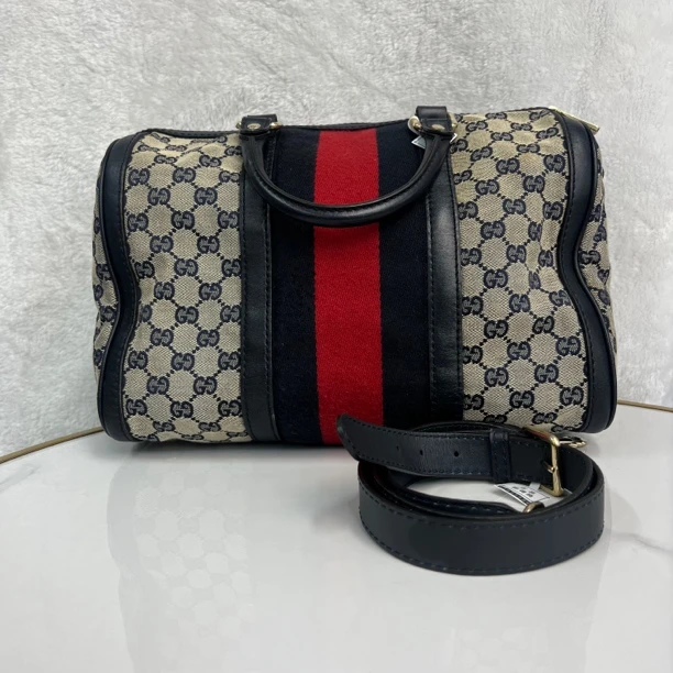 95新 GUCCI/古驰 95新 古驰斜挎波士顿 13025