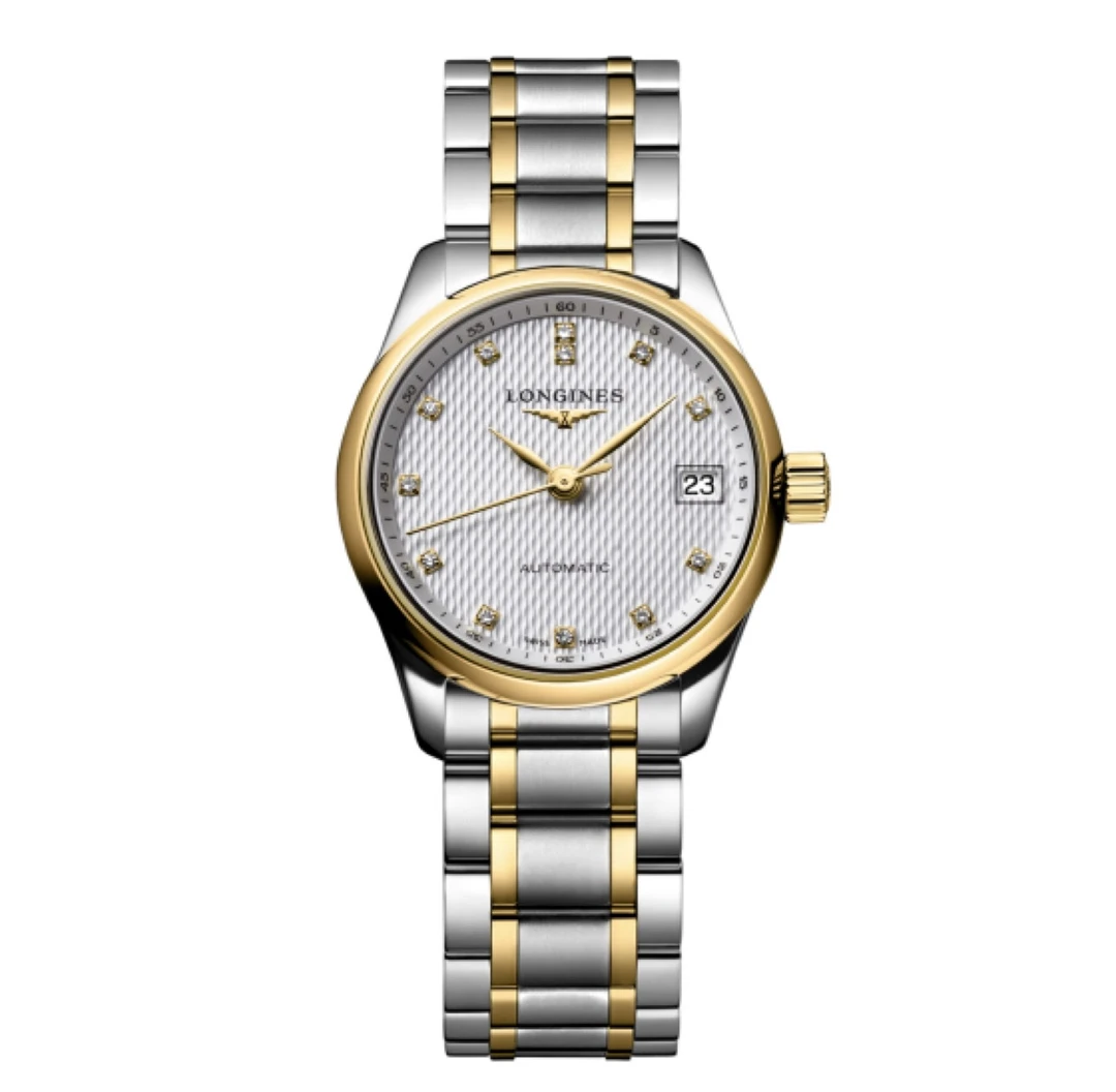 99新 Longines/浪琴 华/名匠128/麦粒纹/表径25.5mm/时尚/女士