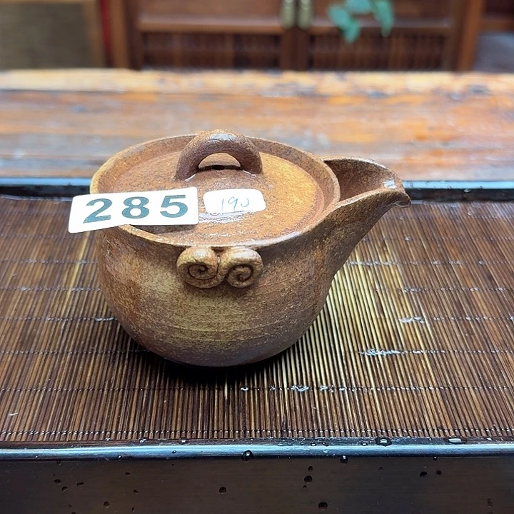 纯手工制作粗陶茶具