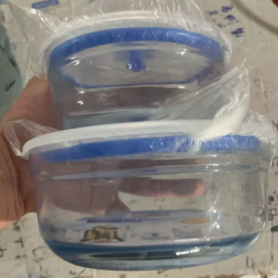 圆玻璃保鲜盒微波碗饭盒带盖圆形