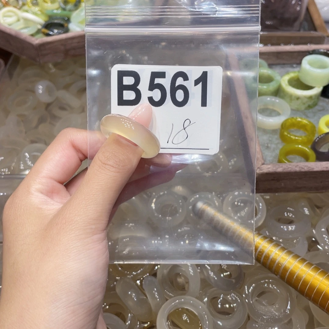 玛瑙/玉髓未镶嵌戒指561
