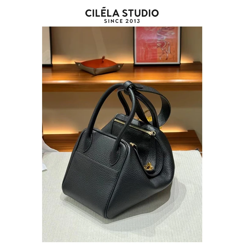 原厂头层TC牛皮琳迪包Lindy26医生包单肩斜挎手提包女