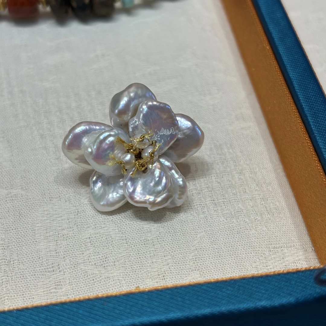 X-047小璐仙仙手工编织花朵卡子