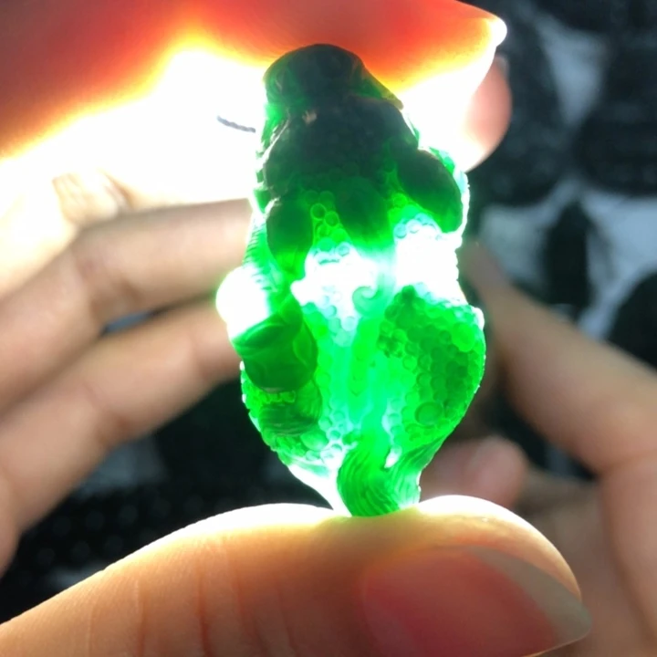 未镶嵌定制翡翠貔貅