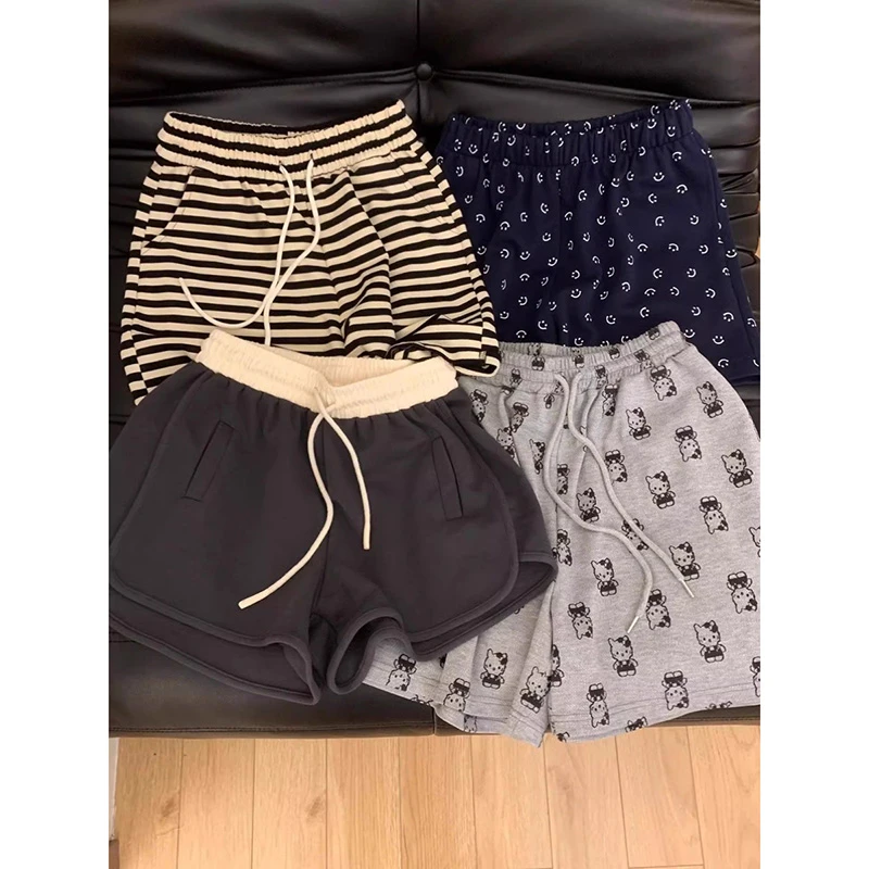 特大码300斤休闲舒适家居短裤胖mm薄款外穿宽松显瘦可爱运动热裤