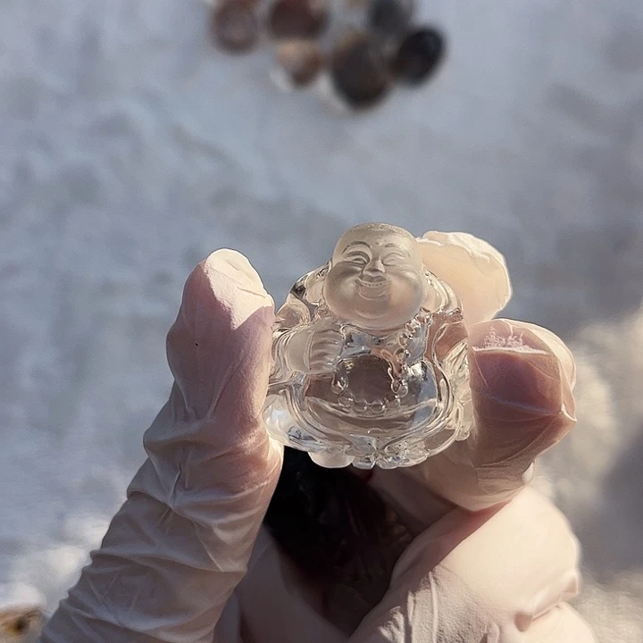 逍***意吊坠(不含链)水晶未镶嵌水晶