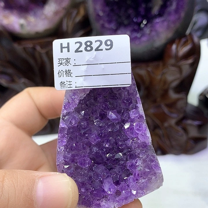 紫晶摆件未镶嵌顺**为摆件2829