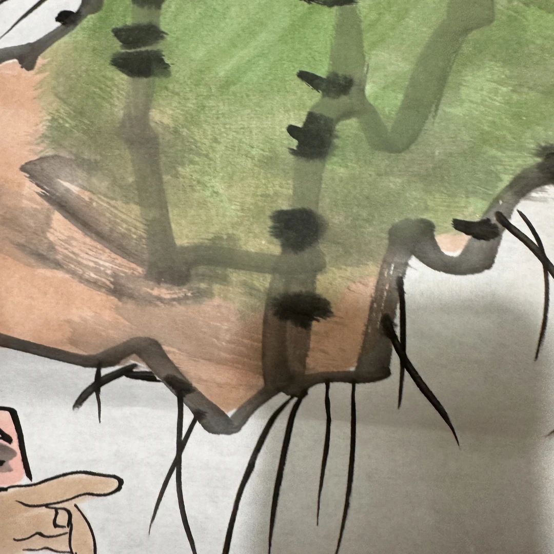 山水人物国画适合悬挂客厅办公室
