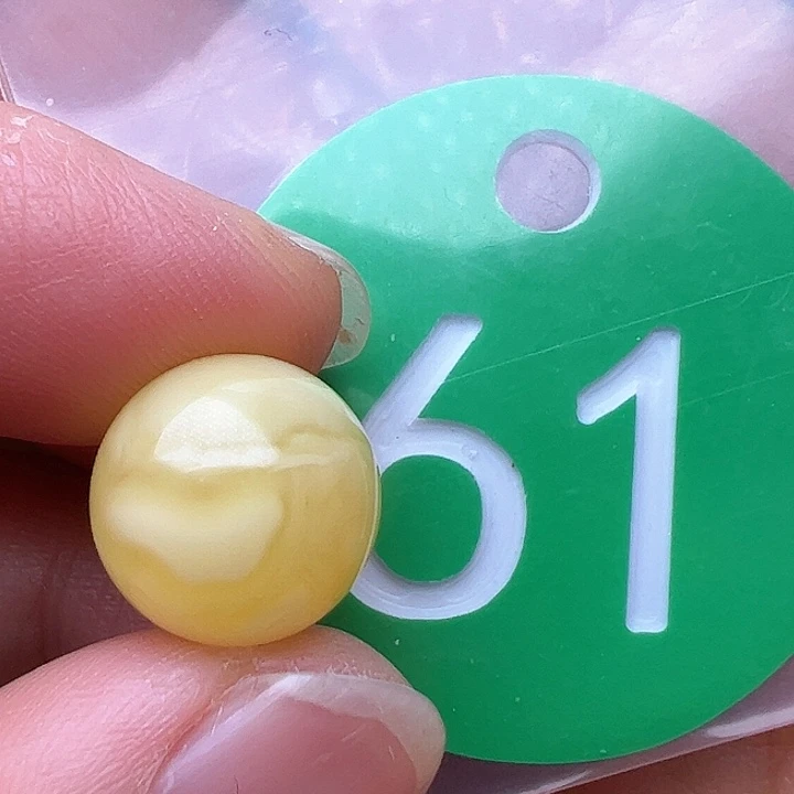 蜜蜡裸石未镶嵌A****i12m m