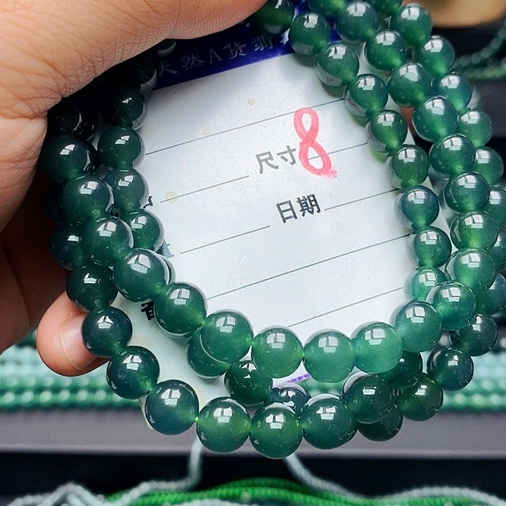 翡翠未镶嵌手链翡翠