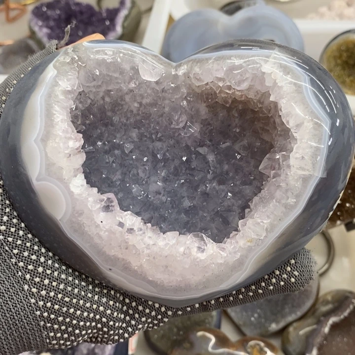 紫晶珠宝半成品未镶嵌