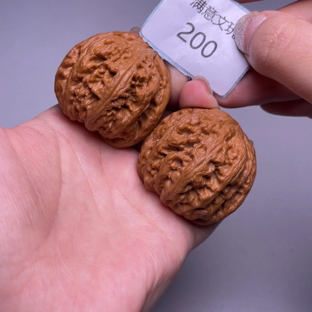 文玩核桃把件粗筋43.200