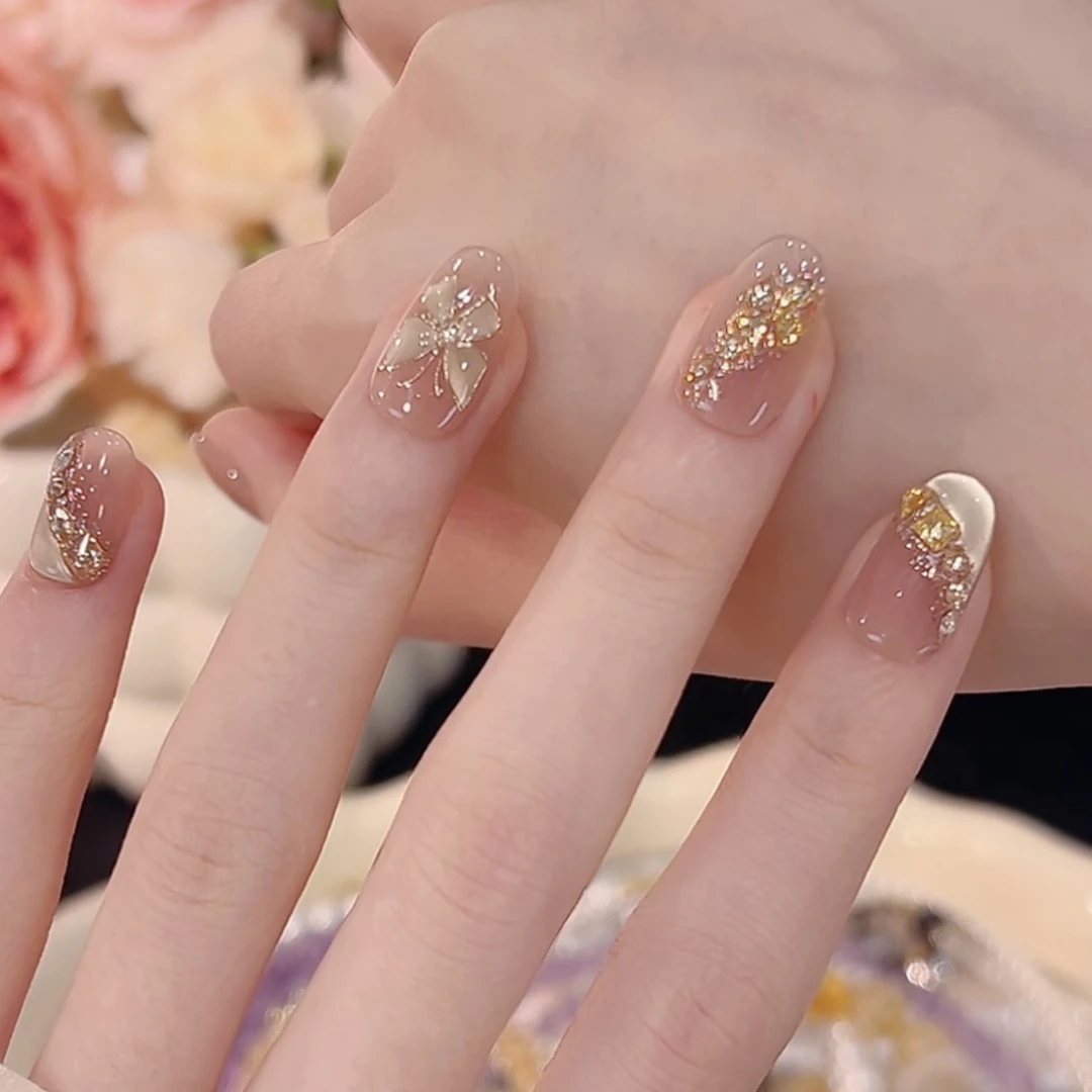 【流光】JY秋冬爆款~纯手工穿戴甲片10个甲片可重复使用