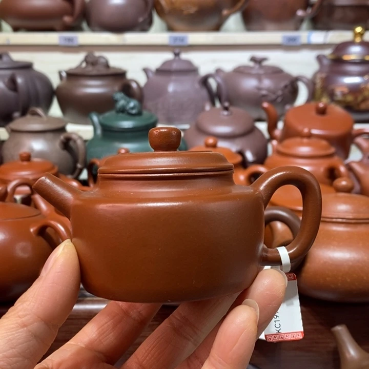 紫砂茶壶微瑕处理一把