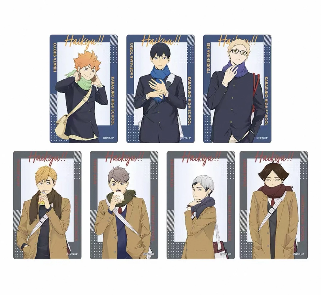 排球少年 JF23 冬日围巾 透卡卡片