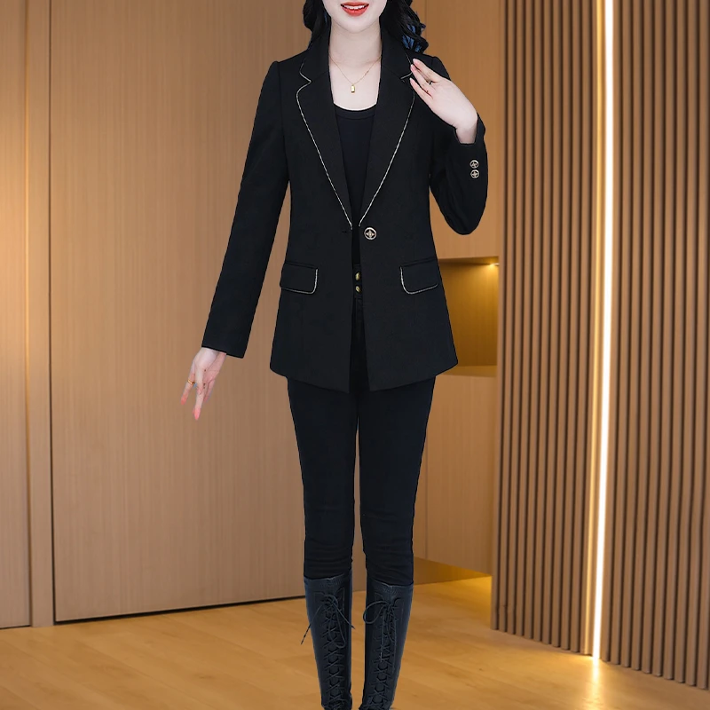 【外套】24226优雅新款气质时尚大气减龄收腰显瘦短外套M-4XL