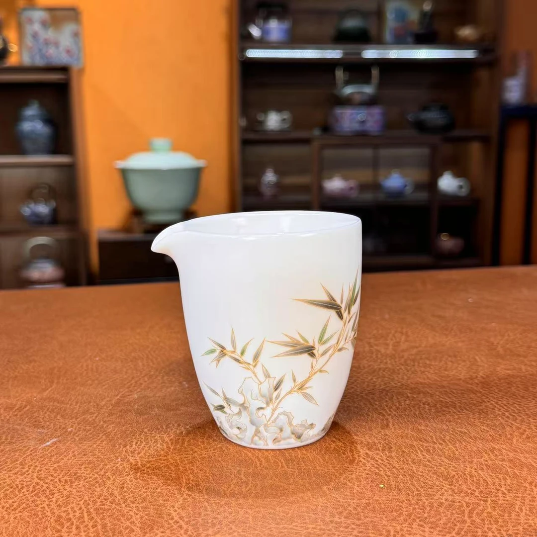 沐雨茶具 竹报平安公杯-2102（直播专享）