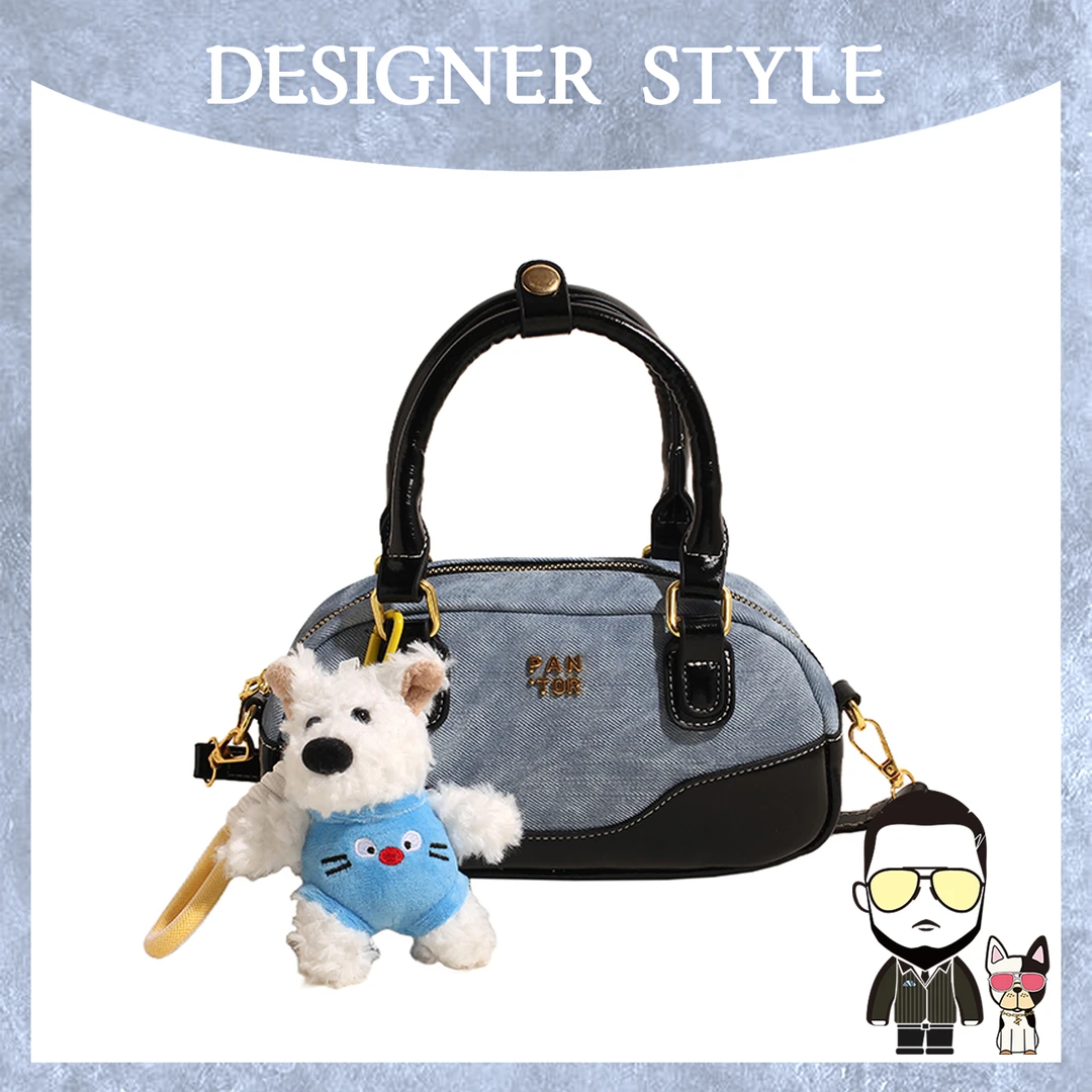 【左九设计师款】时尚单肩斜挎手提包YF9082