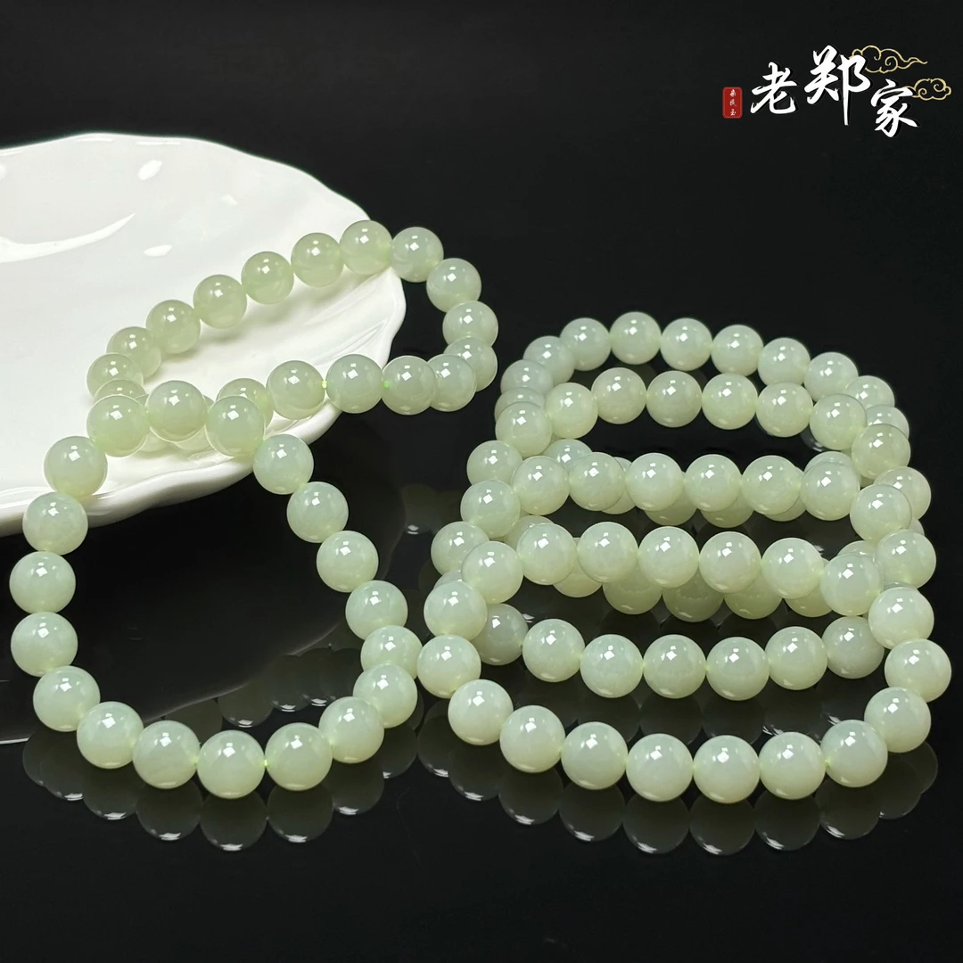 【老郑家】和田玉手串 多样性发1件 约10mm