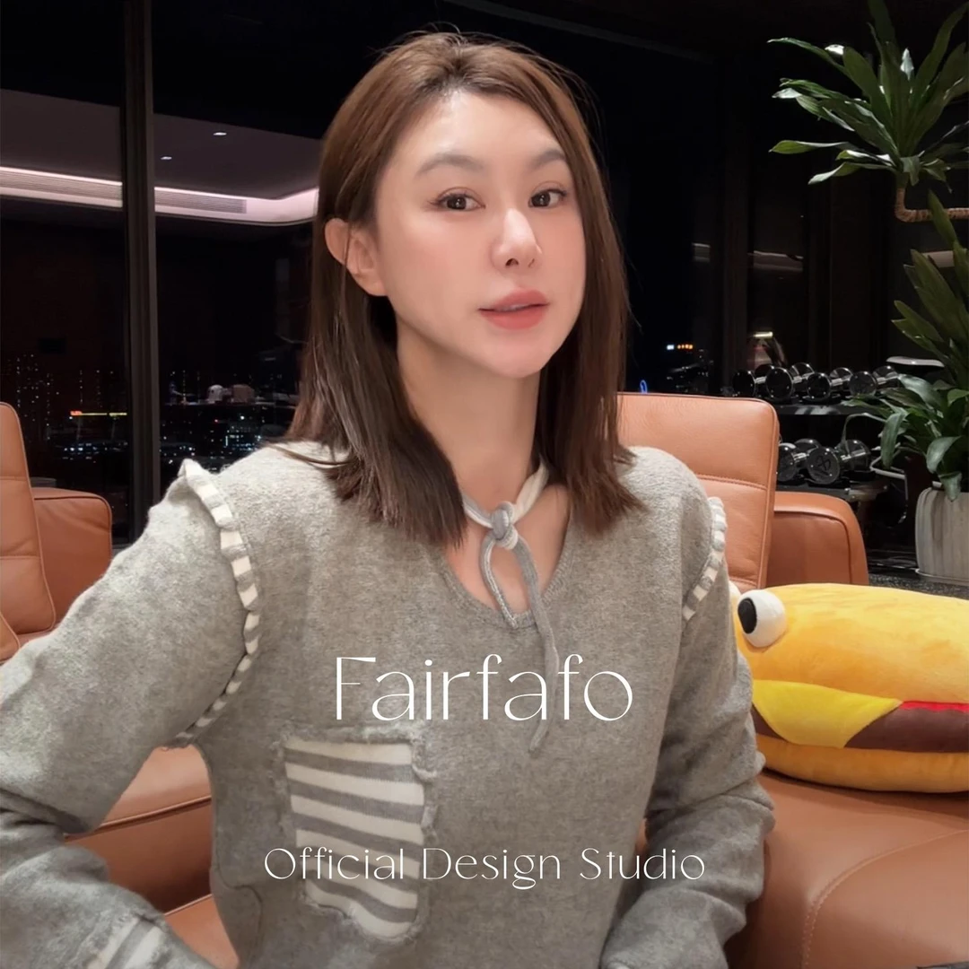 【设计感撞色拼接毛衣】MYBL57050 绵羊毛秋冬新款时尚洋气百搭毛衣