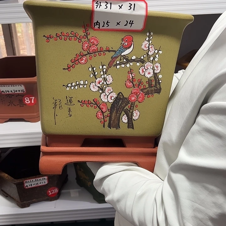 紫砂花盆紫砂花盆