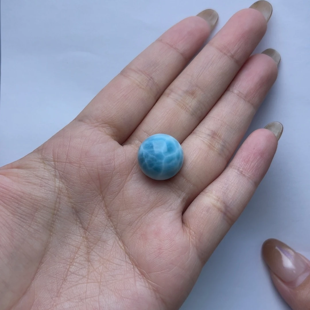 未镶嵌针钠钙石（海纹石）珠宝半成品林*兮