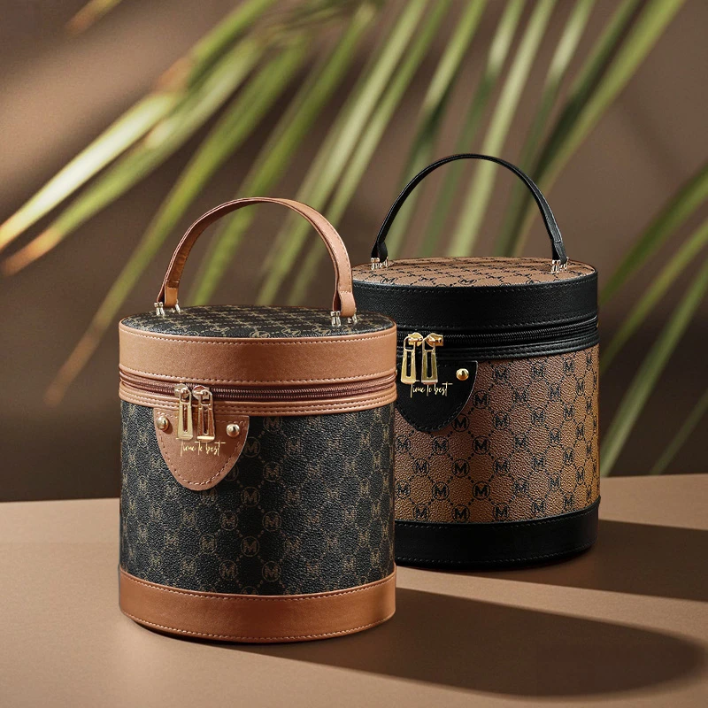 香港专柜专柜真皮时尚水桶手提包包女包