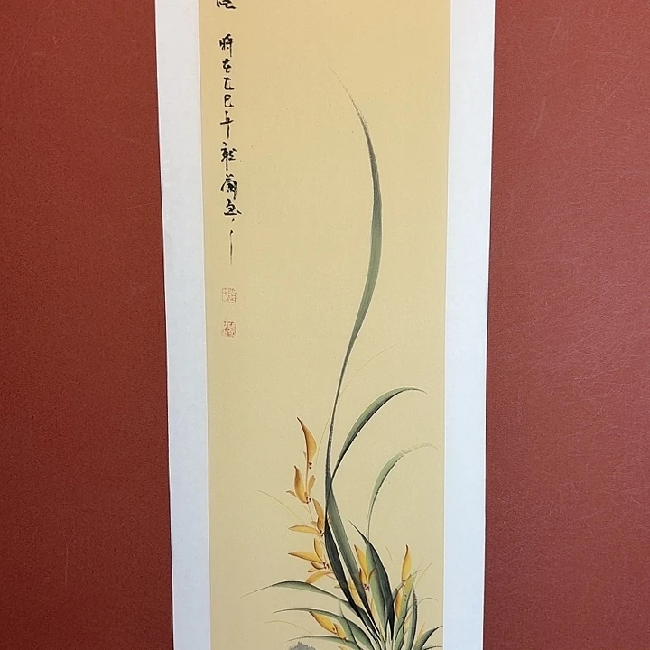 国画听兰老师花鸟