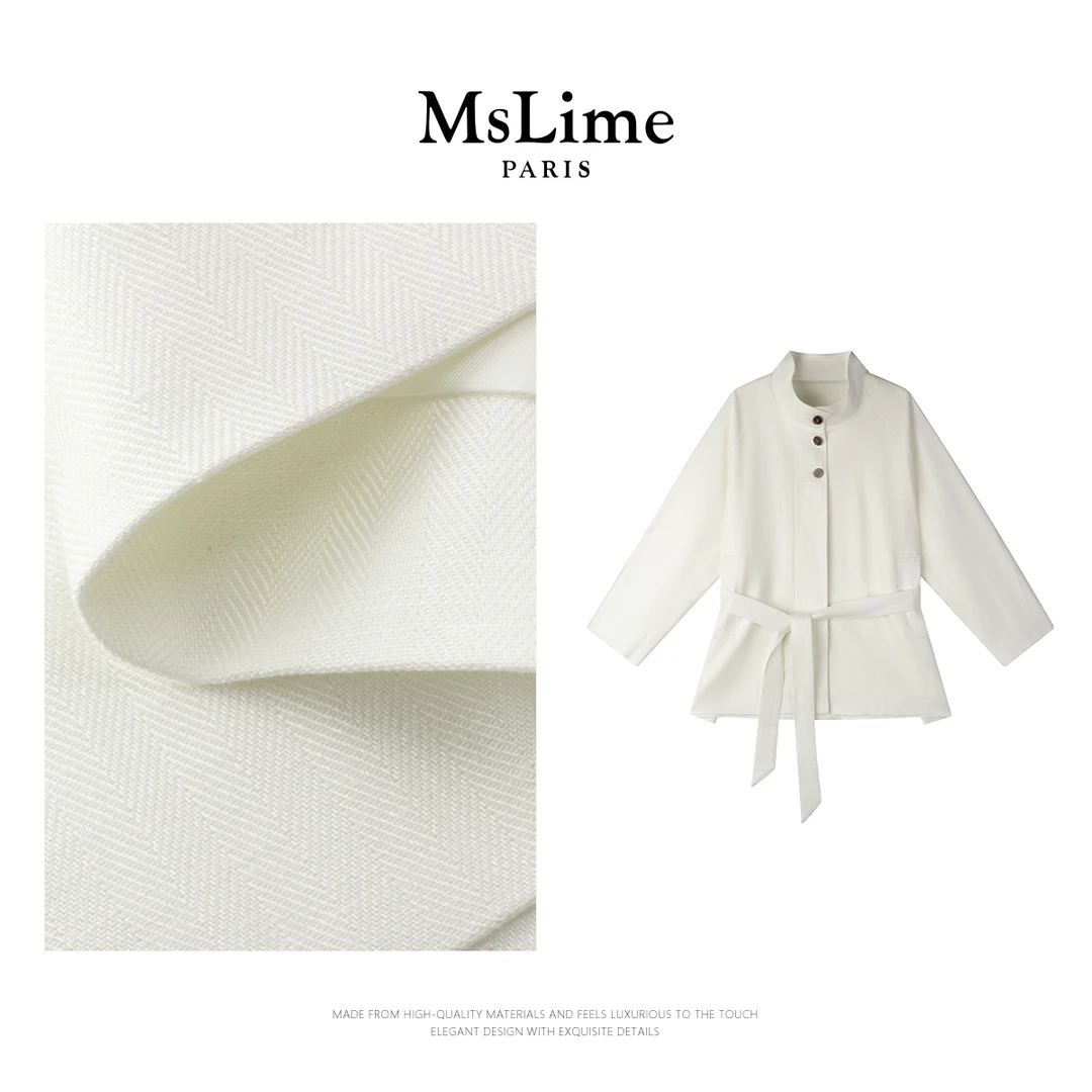 王嬛嬛MsLime25年’安纳西‘春款时尚气质莱赛尔外套 HD2A0131