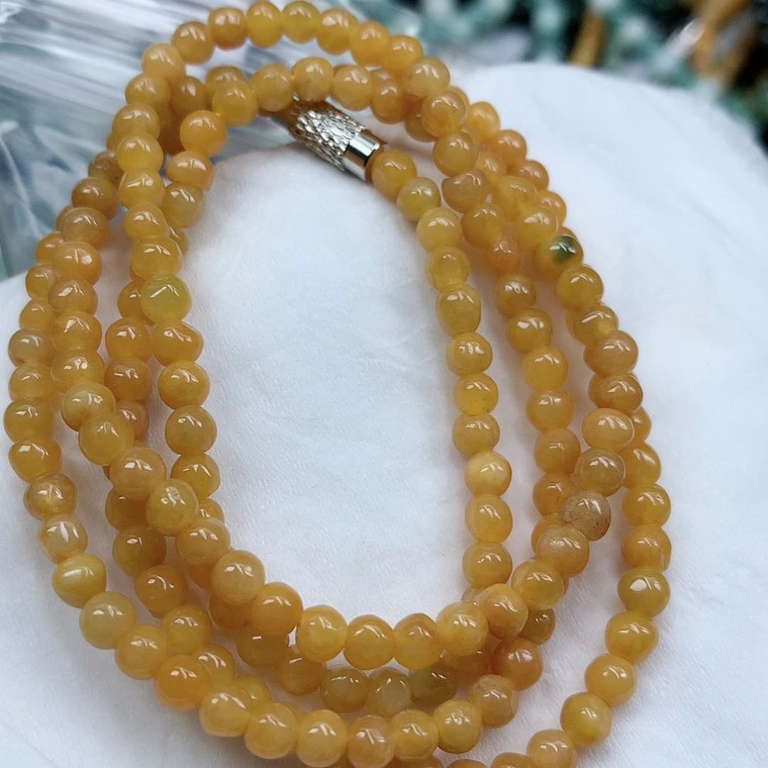 翡翠颈饰未镶嵌手串