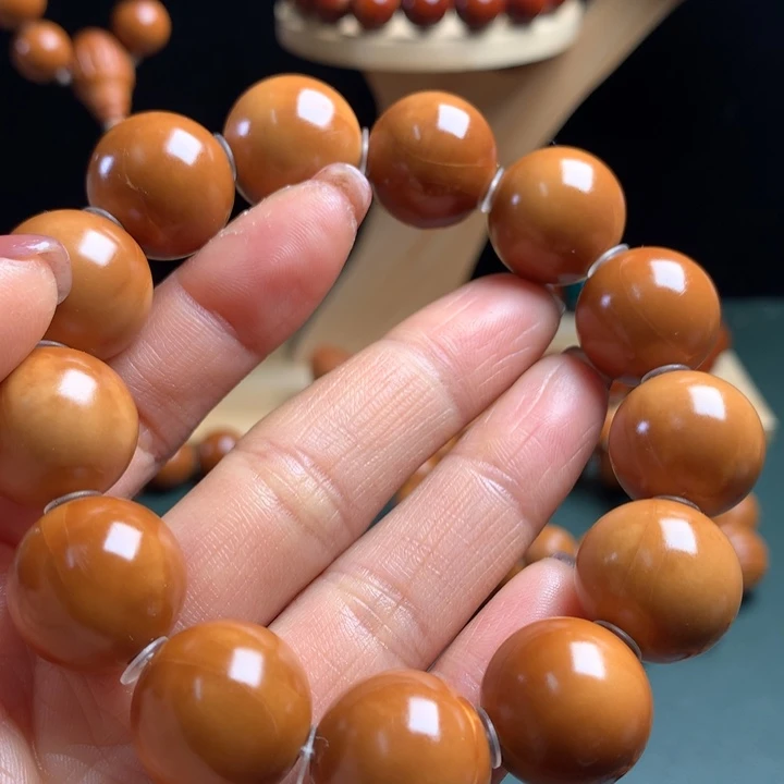 橄榄核手串1.75水晶核