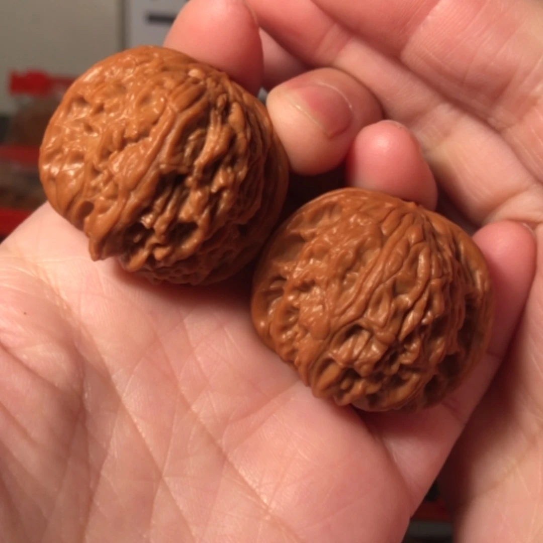 【闪购商品】文玩核桃把件磨盘36