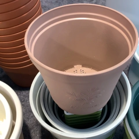 树脂L*M2个大号粉色浮雕托盘