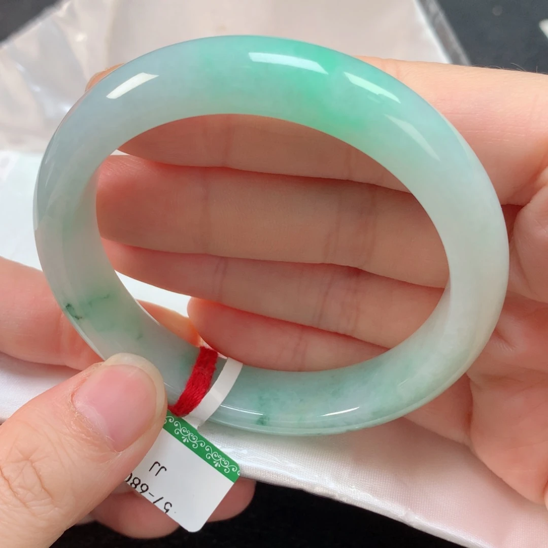 未镶嵌手镯翡翠缅甸天然翡翠手镯57