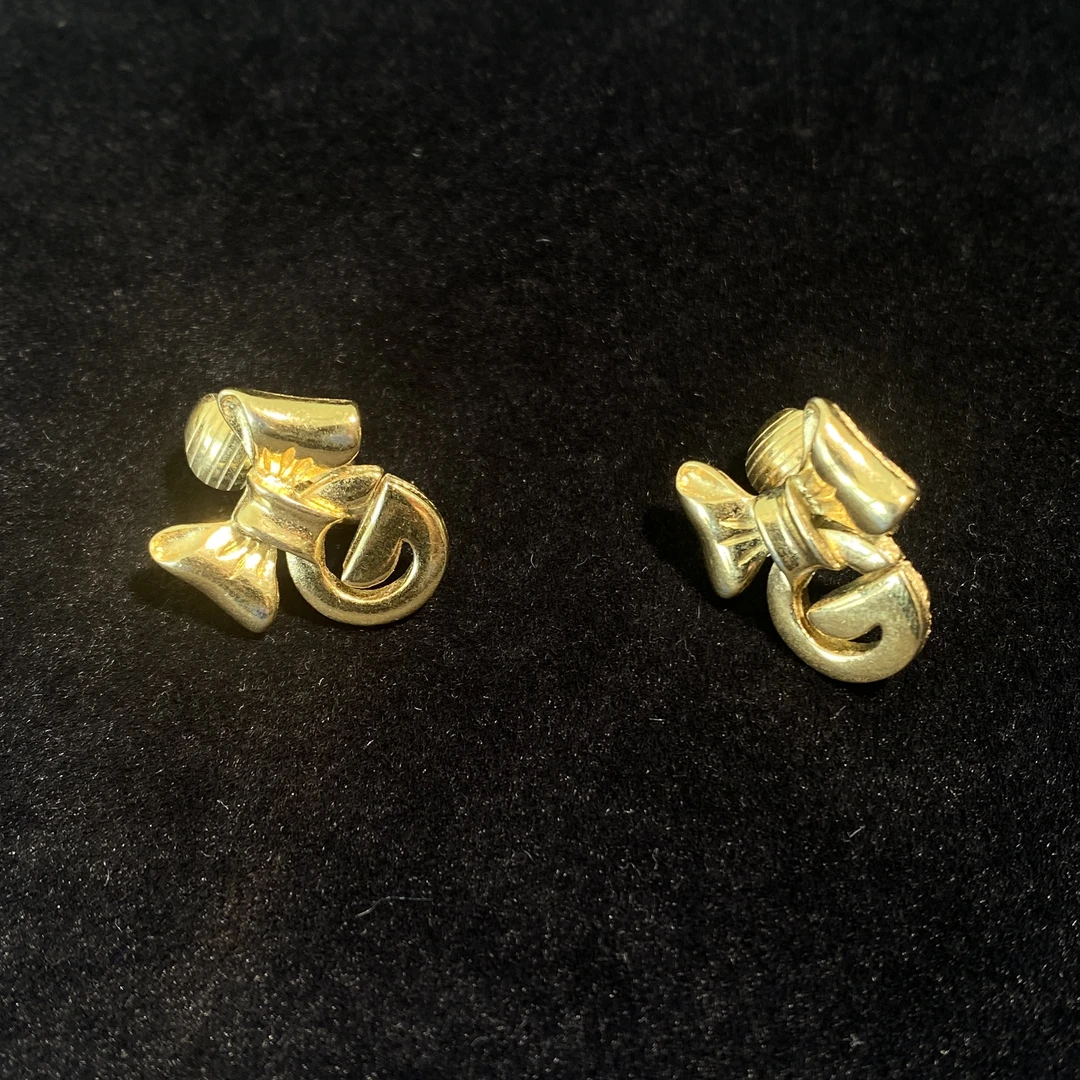 95新  LL中古 vintage 纪梵希givenchy复古耳饰