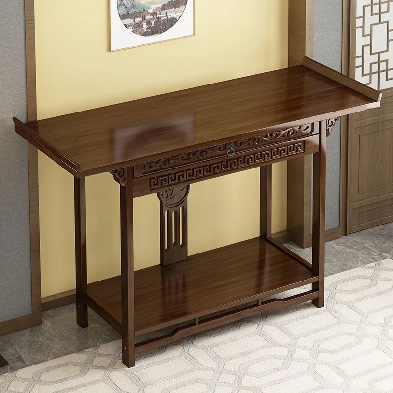 精选精选供桌佛台家用香案佛柜神位柜中式玄关台实木财