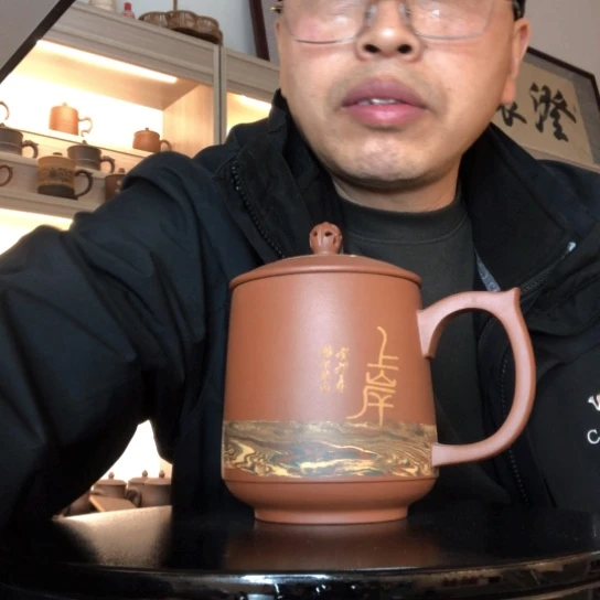 茶杯紫泥上岸容量500